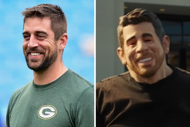 Masque Freaky d'Aaron Rodgers